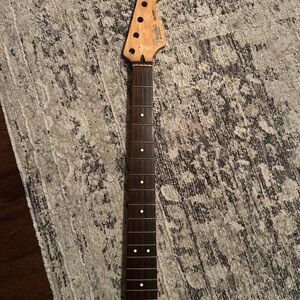 Fender Guitar Neck with Brown and Black Fretboard